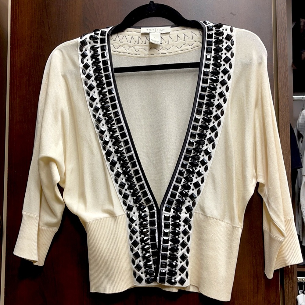 WHBM cropped cardigan